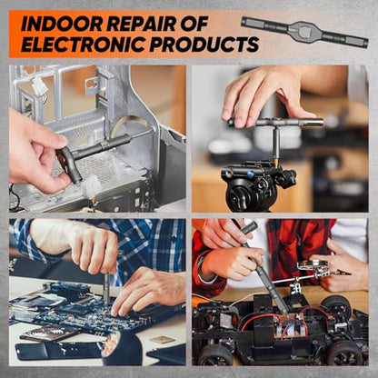 Saker 42-in-1 Magnetic Ratchet Screwdriver Set With T-Handle Grey - color: Grey