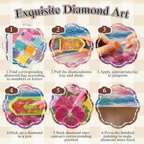 BYGFHLYW Tiger 5D Diamond Painting Kit for Adults, Animal Diamond Art Kits - color: KM1225-1