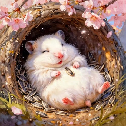 Acudotr Hamster Diamond Art Kits for Adults, DIY Home Decor, 12x12 Inch