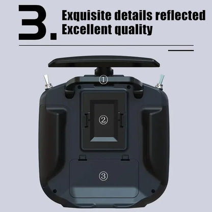 Jumper T12 MAX 2.4G ELRS Hall Gimbals Transmitter EDGETX Full Function Multi-Module Radio Remote Controller for RC FPV Drone (T12 MAX Hall 2.4G)