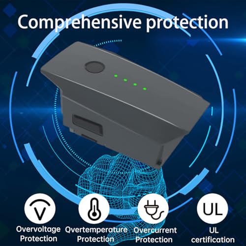 Mavic Pro Battery 2 Pack, 3830mAh 11.4V 31Mins Max Flight Time Intelligent Flight Replacement Battery for DJI Mavic Pro Alpine White Drone