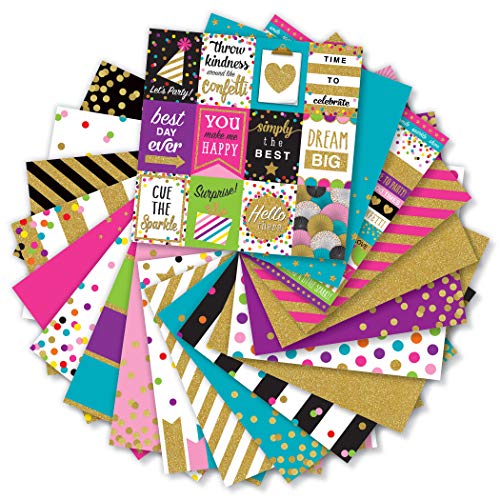 Teacher Created Resources Confetti Project Paper Pad 12" x 12" (TCR5577) - color: Confetti