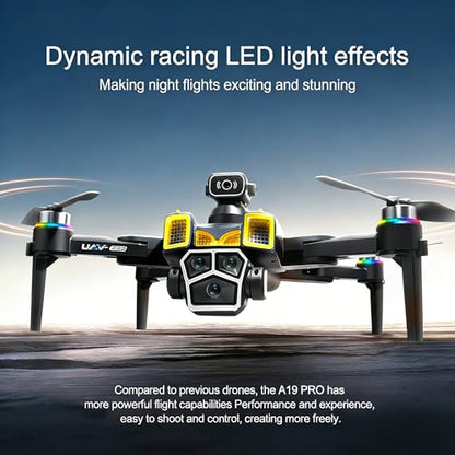 Drone with camera for kids, drones for Kids 8-12 with camera & dynamic racing LED lights, 5.6" Built-In FPV Screen, Dual Batteries, Perfect Holiday & Birthday Gift, Indoor & Outdoor Quadcopter Toy - size: H