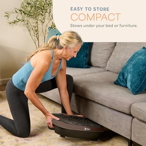 Lifepro HexaPlate Lite Compact Vibration Plate with Magnetic Acupoints - color: Bronze