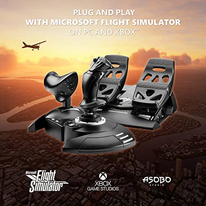 Thrustmaster T-Flight Full Kit HOTAS with Rudder Pedals - XBOX & PC - style: T-Flight Full Kit Xbox Series X/S | PC