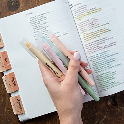 DIVERSEBEE Bible Highlighters and Pens No Bleed (Pastel) - color: Pastel
