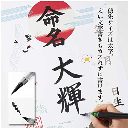 Pentel Fude Brush Pen, Bold (XFL2B) - size: 1 Count (Pack of 1), style: Bold