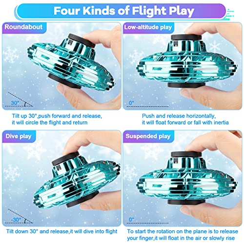Vantexi Drone for Kids Flying Toys, 2026 Upgrade LED Fidget Spinner - color: Green, size: 1 PC