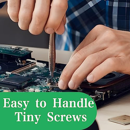 200Pcs M.2 Screw Kit - Black M2 SSD Mounting Screws for NVMe Laptops, Asus, Gigabyte, MSI Motherboards