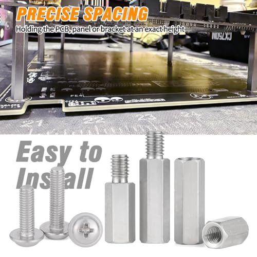 M3 Hex Standoffs Spacer Screws Nuts, 270Pcs Stainless Steel Standoff Kit - size: M3 kit