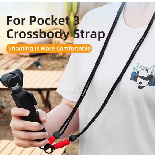 Neck Strap Lanyard for Insta360 X5,Shoulder Strap for DJI OSMO Pocket 3/Osmo Action 5 Pro/Osmo Action 4/3/X4/X3