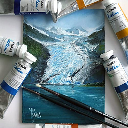 Lukas Berlin Artist Water Mixable Oil Paint Colors, Portrait Set