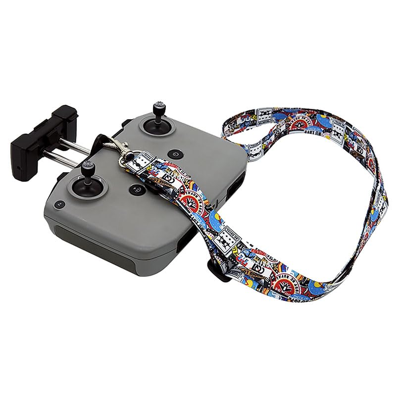 Skin-Friendly Lanyard Adjustable Neck Strap with Clip/Mount for DJI Mavic Air 2S/2/Mini 2 Remote Control