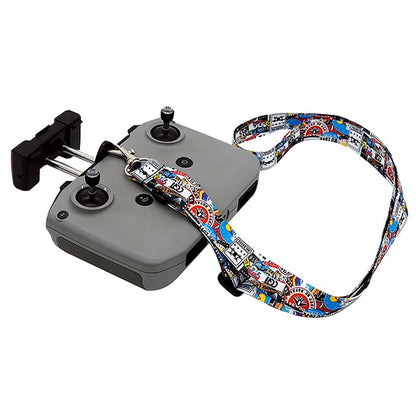 Skin-Friendly Lanyard Adjustable Neck Strap with Clip/Mount for DJI Mavic Air 2S/2/Mini 2 Remote Control