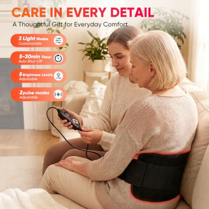 Red Light Therapy Pad, 120 LED 660nm 850nm Infrared Light Wrap - size: 15.55*7.9