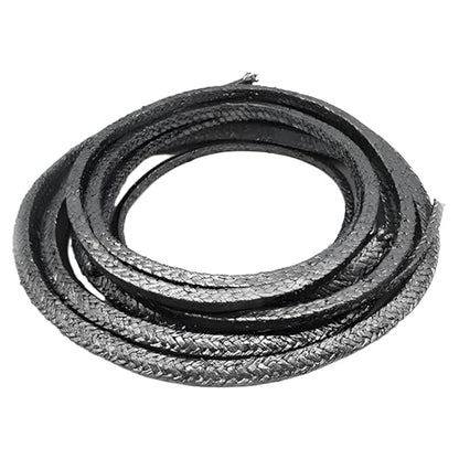 Flexible Graphite Braided Compression Packing ，for Pump Valve or Mechanical Seal 3/8" x 3/8", 10 feet - size: 3/8", 10 feet