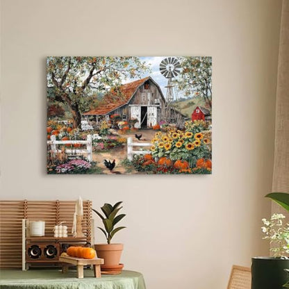 Rural Farm Diamond Art Kits for Adult Diamond Painting Kit for Beginner - color: DP05689