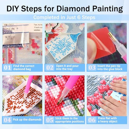 XTCIXAL Diamond Art Kits for Adults, Eagle Diamond Painting, 12x16 Inch - color: 14-Eagle