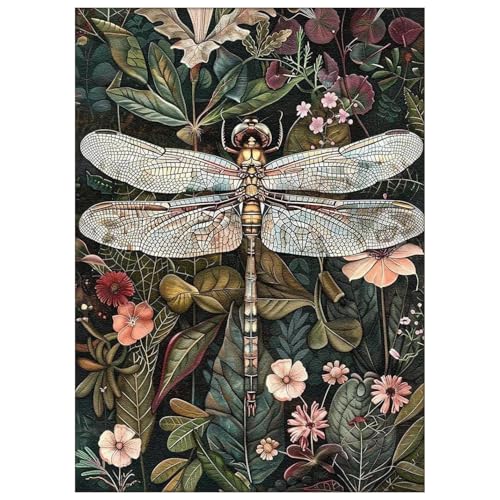 Dragonfly Paint by Numbers Kit for Adults, 16x20 inch - color: Dragon