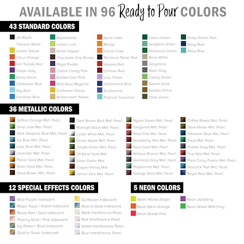 Pouring Masters Peacock Teal Metallic Pearl 64-oz Acrylic Pouring Paint - color: Peacock Teal Metallic Pearl, size: 64 Fl Oz (Pack of 1)