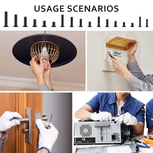 1060 Pcs M1.4 M1.7 M2 M2.5 Micro Laptop Screws Kit，for Electronic SSD - size: M1.4 M1.7 M2 M2.5 - 1060