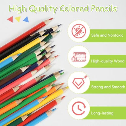 S & E TEACHER'S EDITION Colored Pencils, 240Pcs