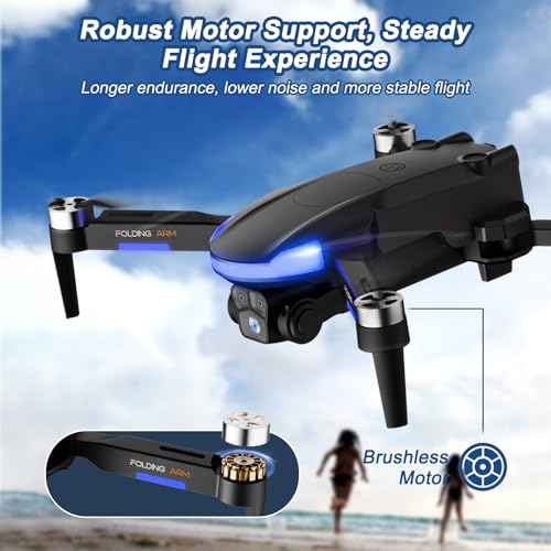 Drone with Camera for Kids, 1080P HD FPV Foldable Drones for Beginners