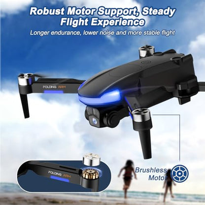 Drone with Camera for Kids, 1080P HD FPV Foldable Drones for Beginners