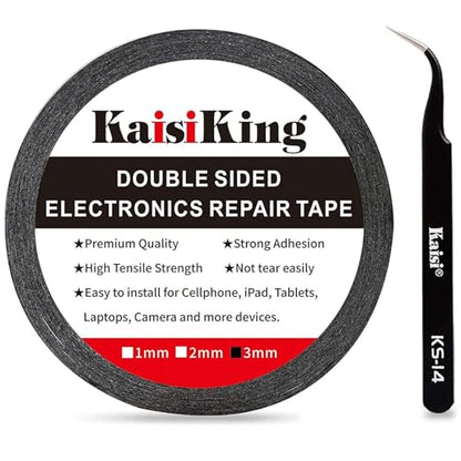 Kaisiking 3mm x 50M LCD Repair Tape Phone Screen Adhesive Tape - size: 3mm