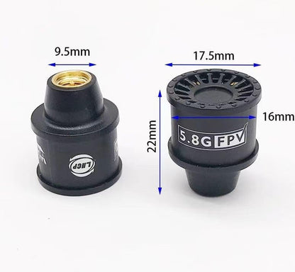 CORONIR LHCP SMA Mini Omni FPV Antennas 5.8GHz for DJI Digital HD FPV Goggles-2Pack
