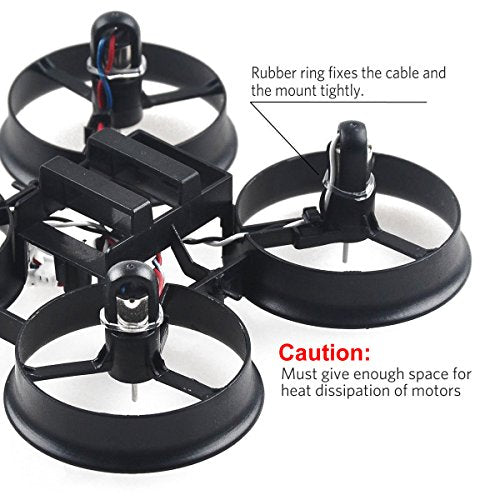 Crazepony 4pcs 6x15mm Motor (Speed: Insane) 19000KV for Blade Inductrix Tiny Whoop Micro JST 1.25 Plug - size: Small