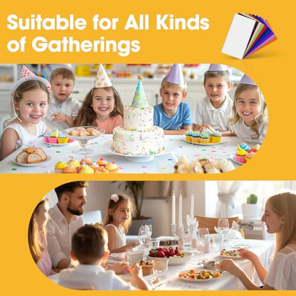 Niuara White Plastic Table Cloth Disposable, 8 Pack, 54 x 108 in - color: White, size: 54" x 108" - 8 Packs