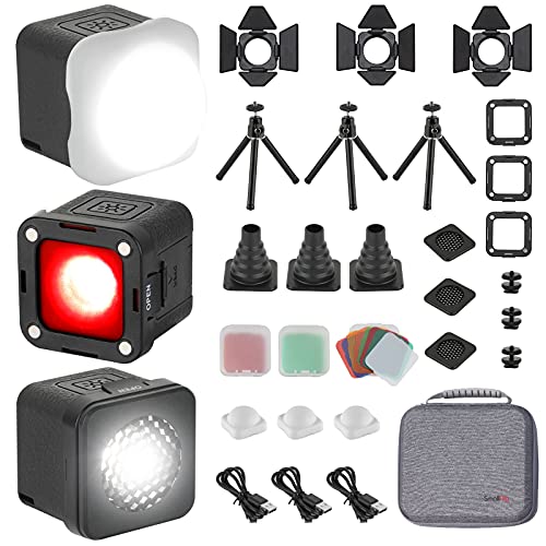 SmallRig 3 Pack RM01 Mini LED Video Lighting Kit, Lume Cube Camera Light - size: 3 Pack