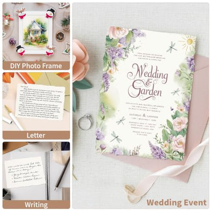 200 Sheets White Watercolor Paper 5x7 Inch Cotton Handmade Deckled Edge - color: White, size: 5x7in