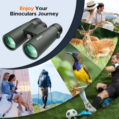 Adorrgon 15x45 High Powered Binoculars for Adults, Phone Adapter and Tripod - size: 15x45