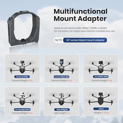 Drone Airdrop System for DJI Mavic 4 Pro,Payload/Delivery/Transport Drop Release Device for DJI Mavic 4 Pro Accessories