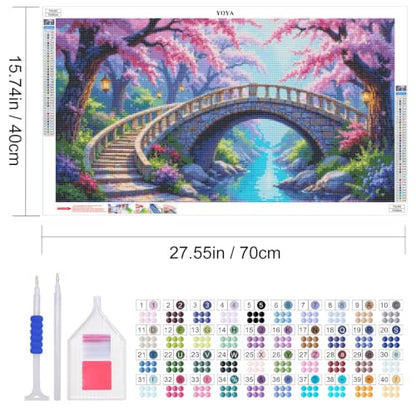 YOYA Large Diamond Art Kits for Adults, Dream Forest 5D Diamond Painting - color: Dream Forest 502