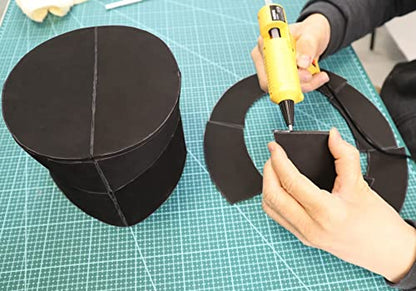 OISAKLD EVA Foam 2mm-10mm 13.7"×39" Craft Foam Sheet 74 kg/m³ Cosplay Foam for Craft Model Cosplay 8mm - color: Black, size: 8mm -Thickness