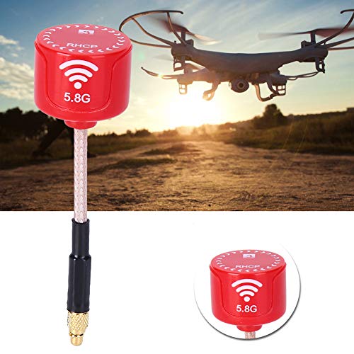 5.8Ghz 3dBi RHCP Antenna for FPV Racing Drone Red - size: MMCX Straight