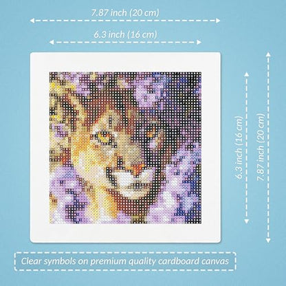 LuwoArte Painting Kit – Japanese Theme (Wild Cats) - color: Wild Cats