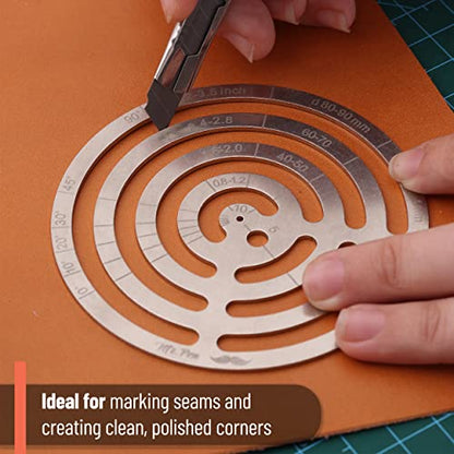 Mr. Pen- Stainless Steel French Template, Circle Template