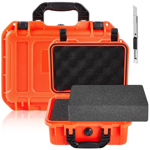 Relaxweex 22.4 x 16.1 x 10.2 Inch Hard Case, Grid Shell, Reddish Orange - color: Reddish Orange, size: 22.4 x 16.1 x 10.2 Inch, style: Grid Shell