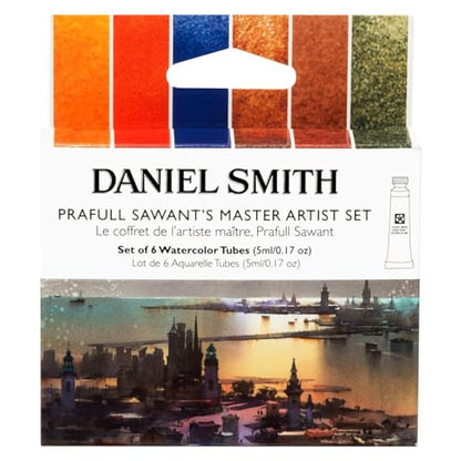 Daniel Smith 285610389 Prafull Sawants's Master Artist Set Watercolor Paint, 5ml, Multicolor 6, 0.16 Fl Oz (Pack of 6)