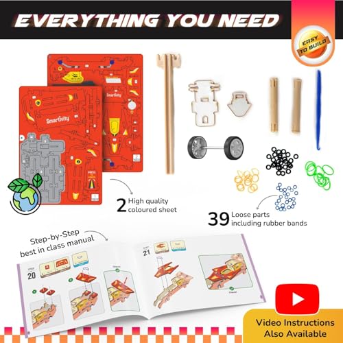 Smartivity DIY Racing Car STEM Toy for Kids 6-12 Years - style: Racing Car