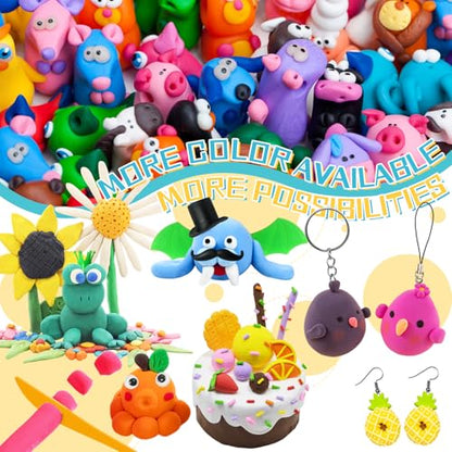 Air Dry Clay 36 Colors,Magic Clay Modeling Clay,DIY Molding Magic Clay - color: Multi-Color - 36 Colors