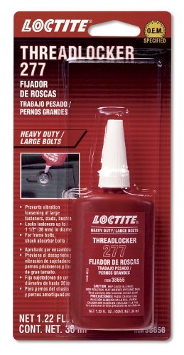 Loctite 38656 277 Red Large Threads Threadlocker Bottle, 36-Milliliter