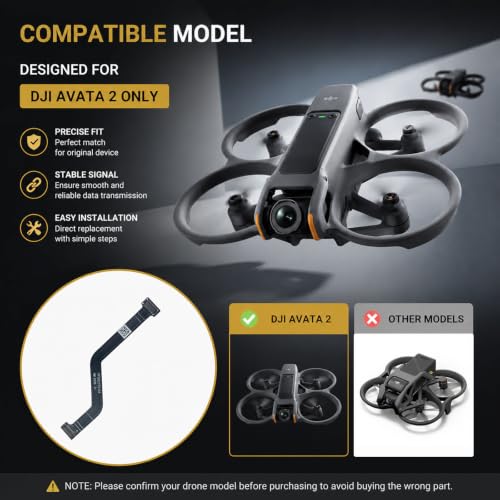 GPS Flexible Ribbon Cable Replacement Compatible With Dji Avata 2 FPV Drone Accessories