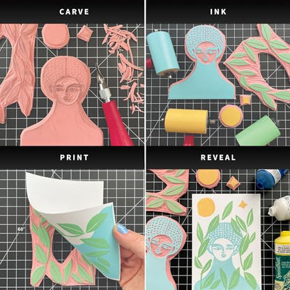 Speedball Water-Soluble Block Printing Ink, 8-Ounce Jar, Process Cyan - color: Process Cyan, size: 8 fl oz
