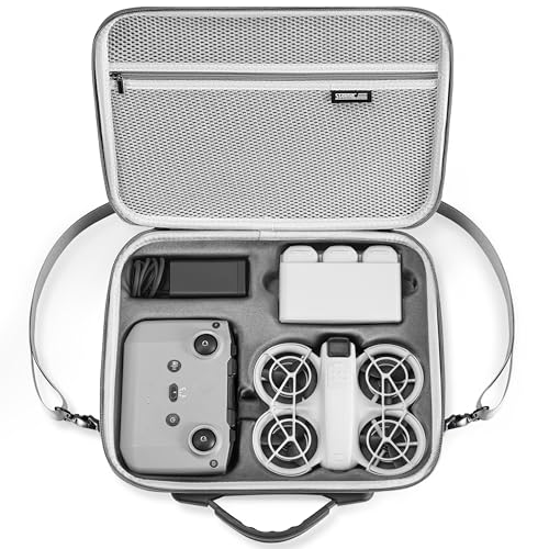 STARTRC Carrying Case for DJI Neo（Not for NEO 2) Portable PU Storage Protective Bag More Combo Accessories, Compatible with RC-N3/N2 Remote Controller, Neo Intelligent Flight Battery, Charging Hub