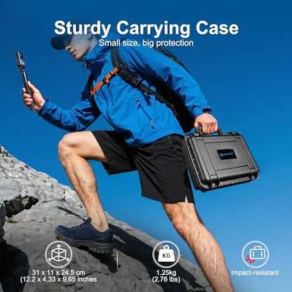 Lekufee Travel Waterproof Hard Case for DJI Osmo 360